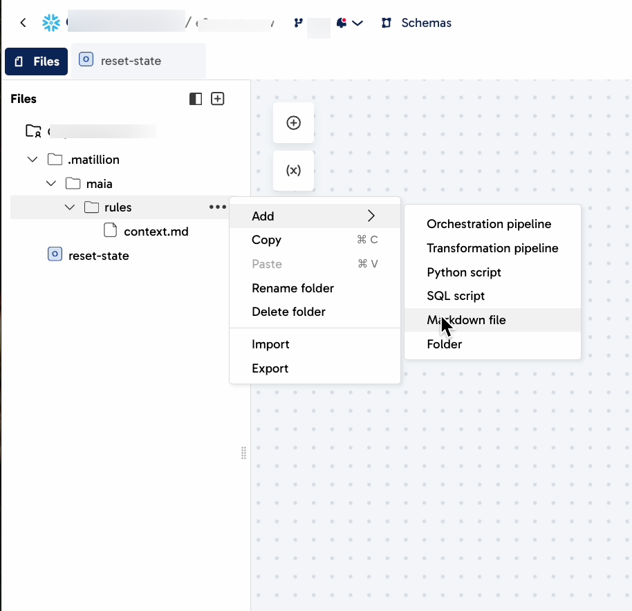 context files directory