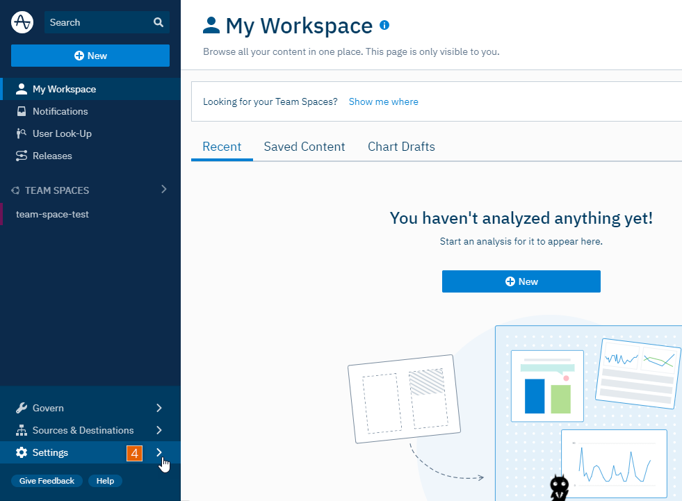 My Workspace dashboard