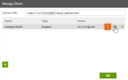 Manage OAuth
