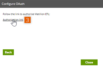 Authorization link