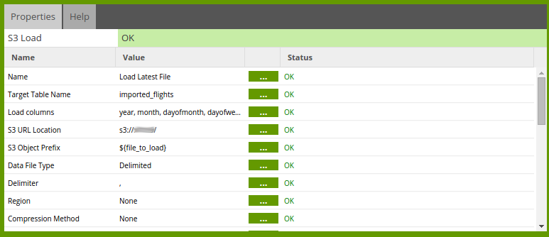 S3 Load component