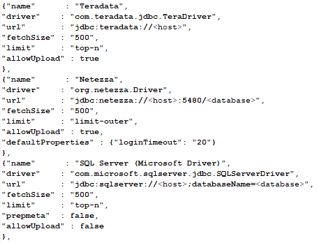 Example JSON file