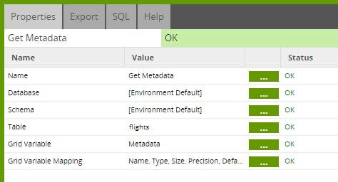 Configure Table Metadata To Grid component
