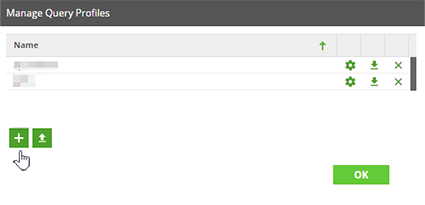 Manage Query Profiles