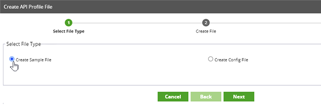Select File Type