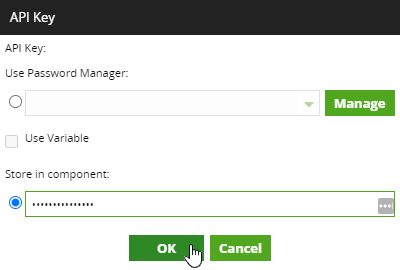 Paste API Key