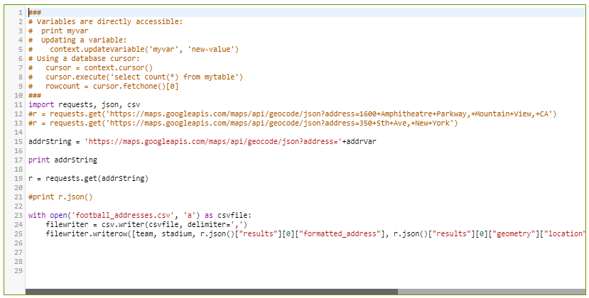 Making an API call with Python
