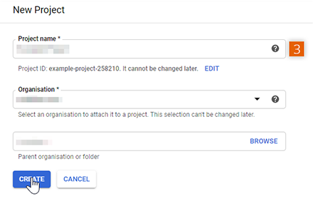 Selects Extras and then API keys