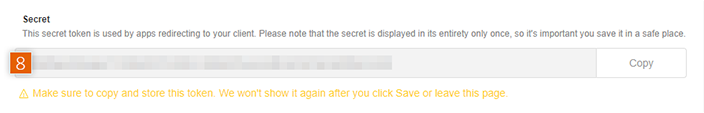 Copy the Secret