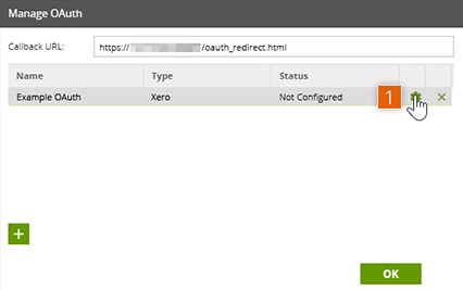 Manage OAuth