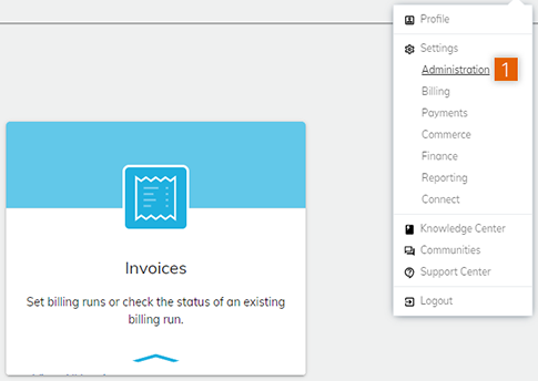 Zuora Central dashboard