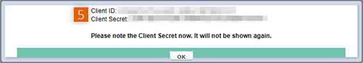 Copy Client ID and Client Secret