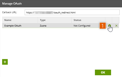 Manage OAuth