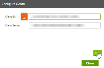 Configure OAuth settings