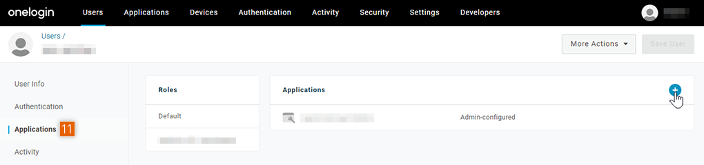 Adding users to applications