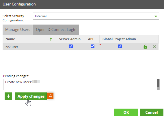 Apply changes