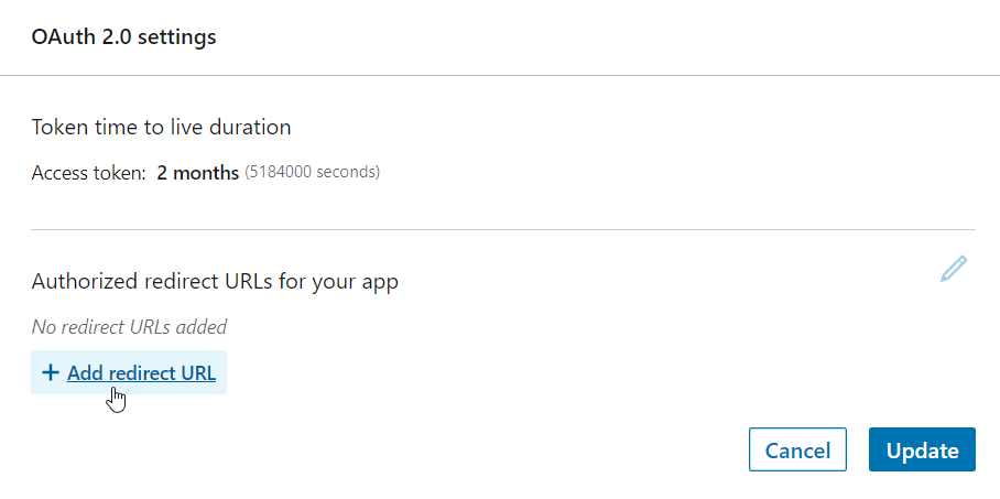 Paste the Callback URL
