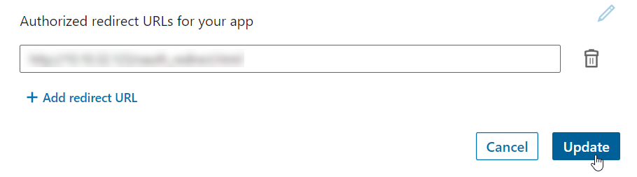Paste the Callback URL