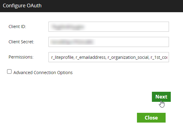 Configure OAuth