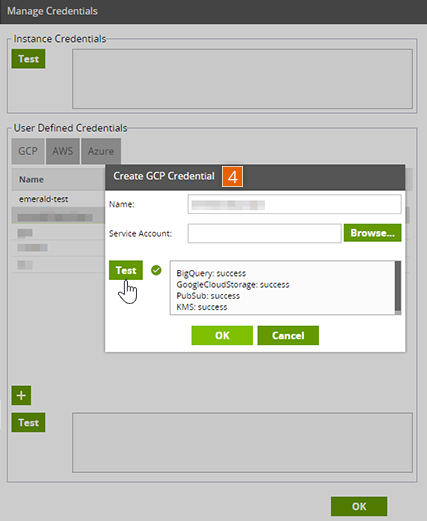 Create GCP Credential