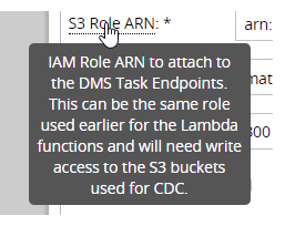 S3 Role ARN