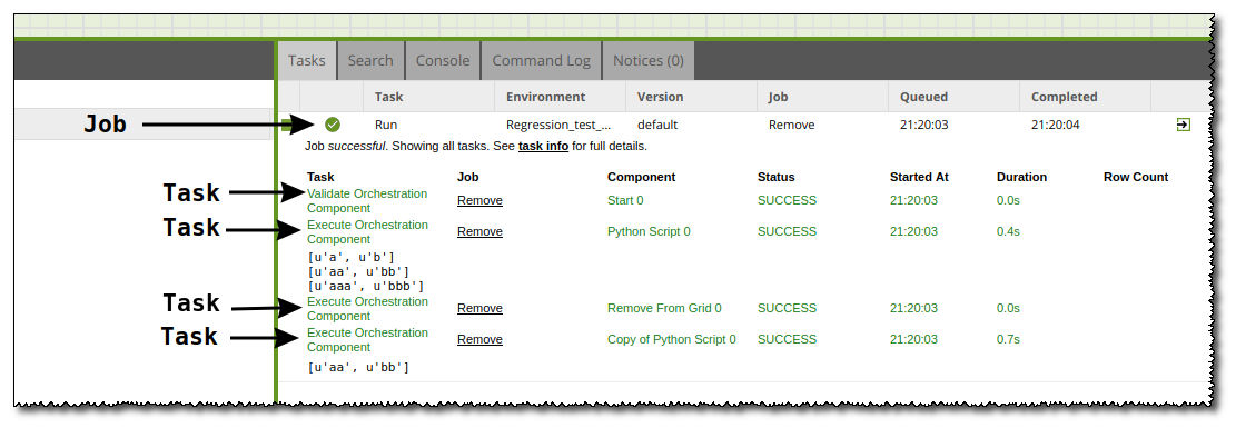 Matillion ETL tasks