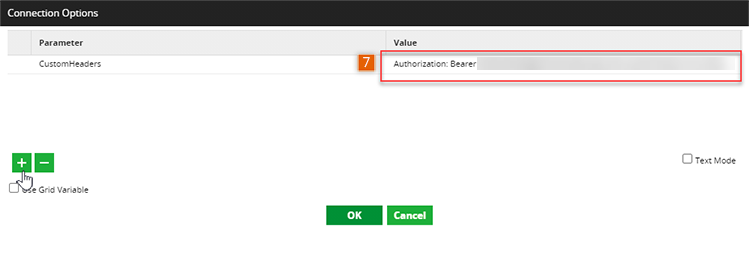 API Query Component-Connection Option