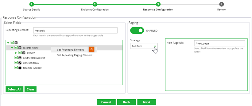 Response Configuration