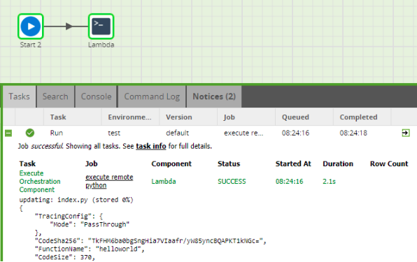 Lambda function in Matillion ETL