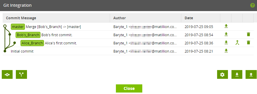 Merge results