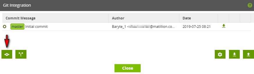 Git integration - commit