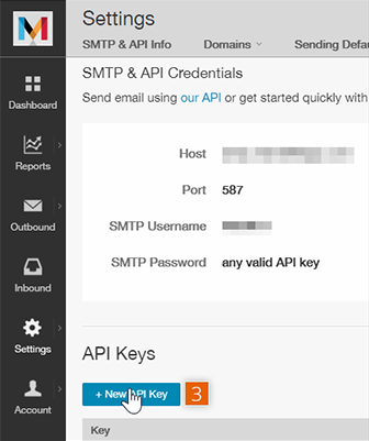 Settings screen