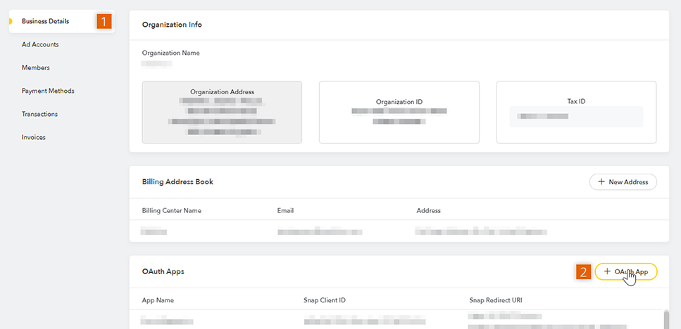 Create an OAuth App