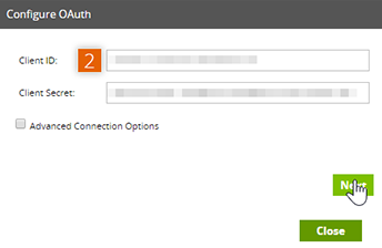 Configure OAuth settings