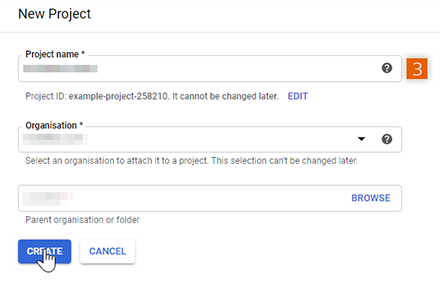 Selects Extras and then API keys