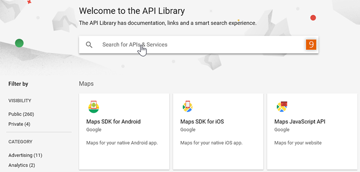 Create API key