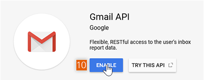 Enabling Gmail API