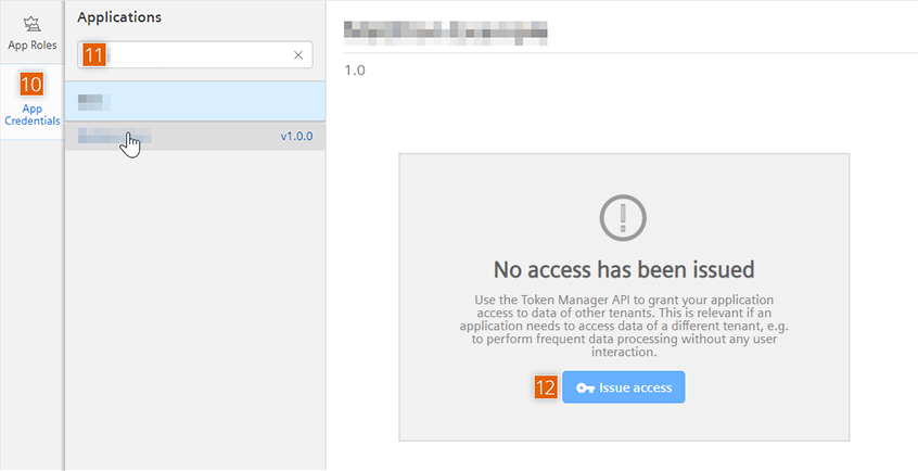 App Credentials