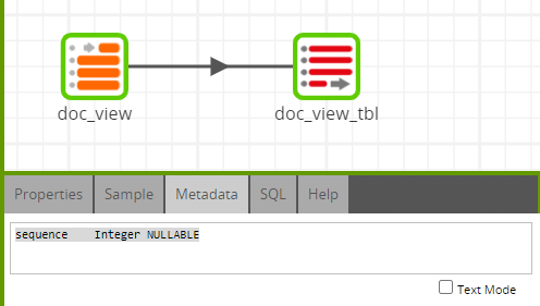 View metadata