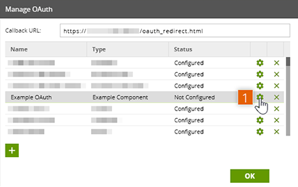 Manage OAuth
