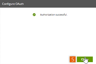 OAuth Authorization Successful