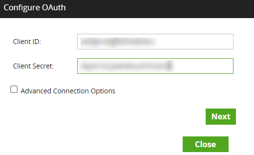 Configure OAuth