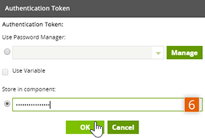 Paste the AUTH TOKEN