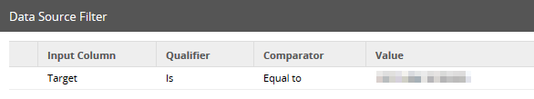 Data Source Filter property