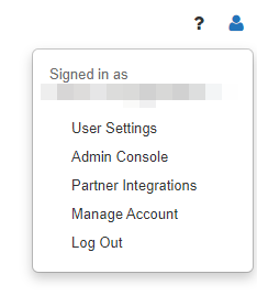 User settings