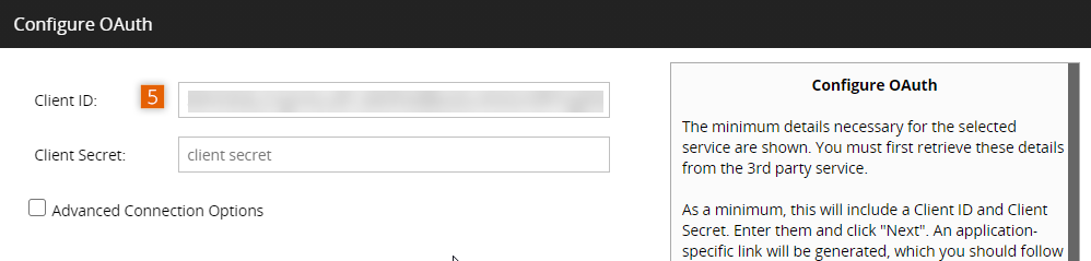 Paste Consumer Key