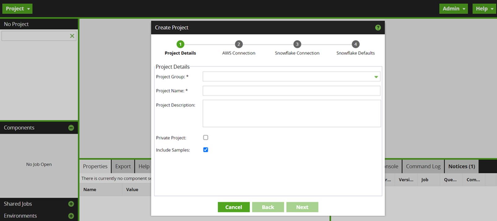 Launch Matillion ETL