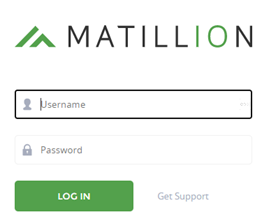 Log in to Matillion
