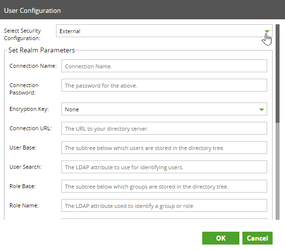 External User Configuration